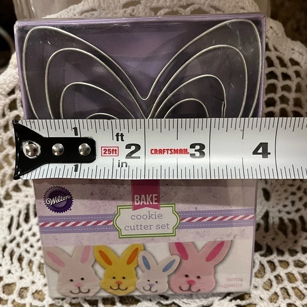 NIB Wilton Bunny Rabbit Cookie Cutter Set Easter Holiday Baking